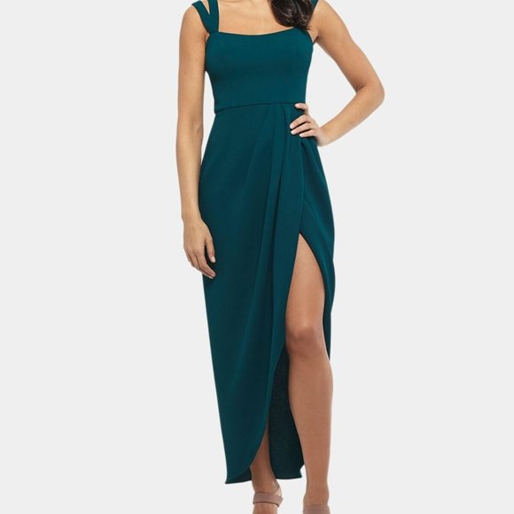 Xscape Dresses & Skirts - XSCAPE Double-Strap Gown Emerald Green size 14 - new with tag